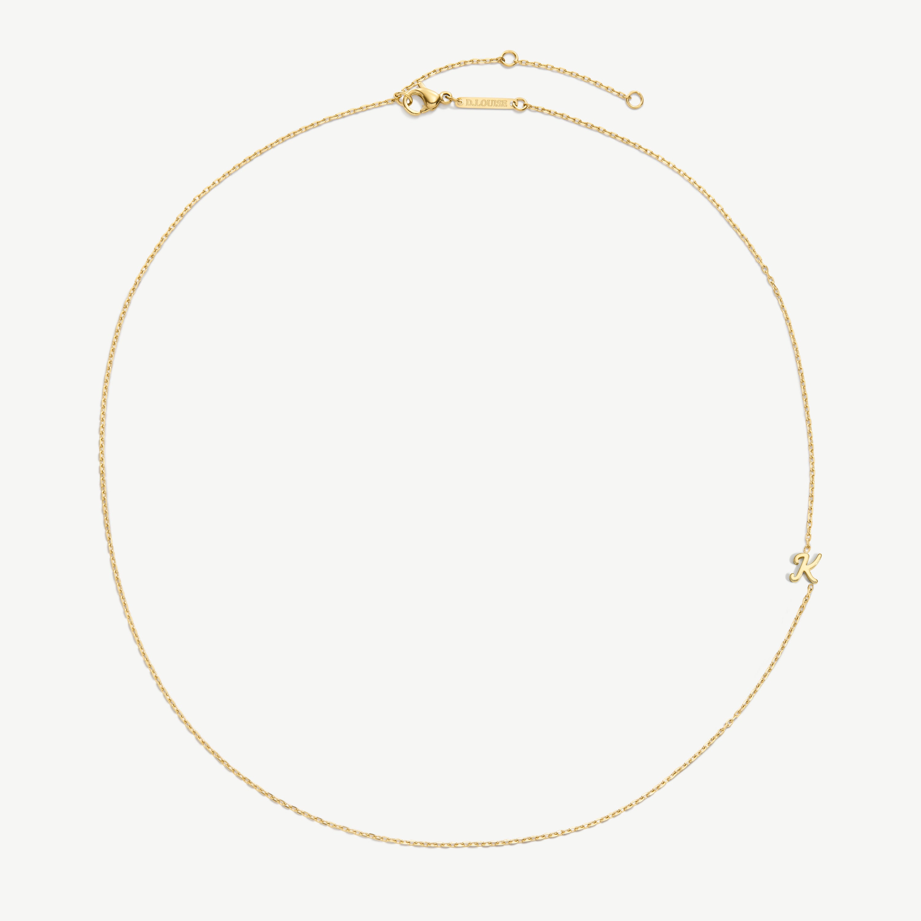 Initial Chain Necklace