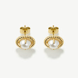 Vintage Pearl Bold Studs