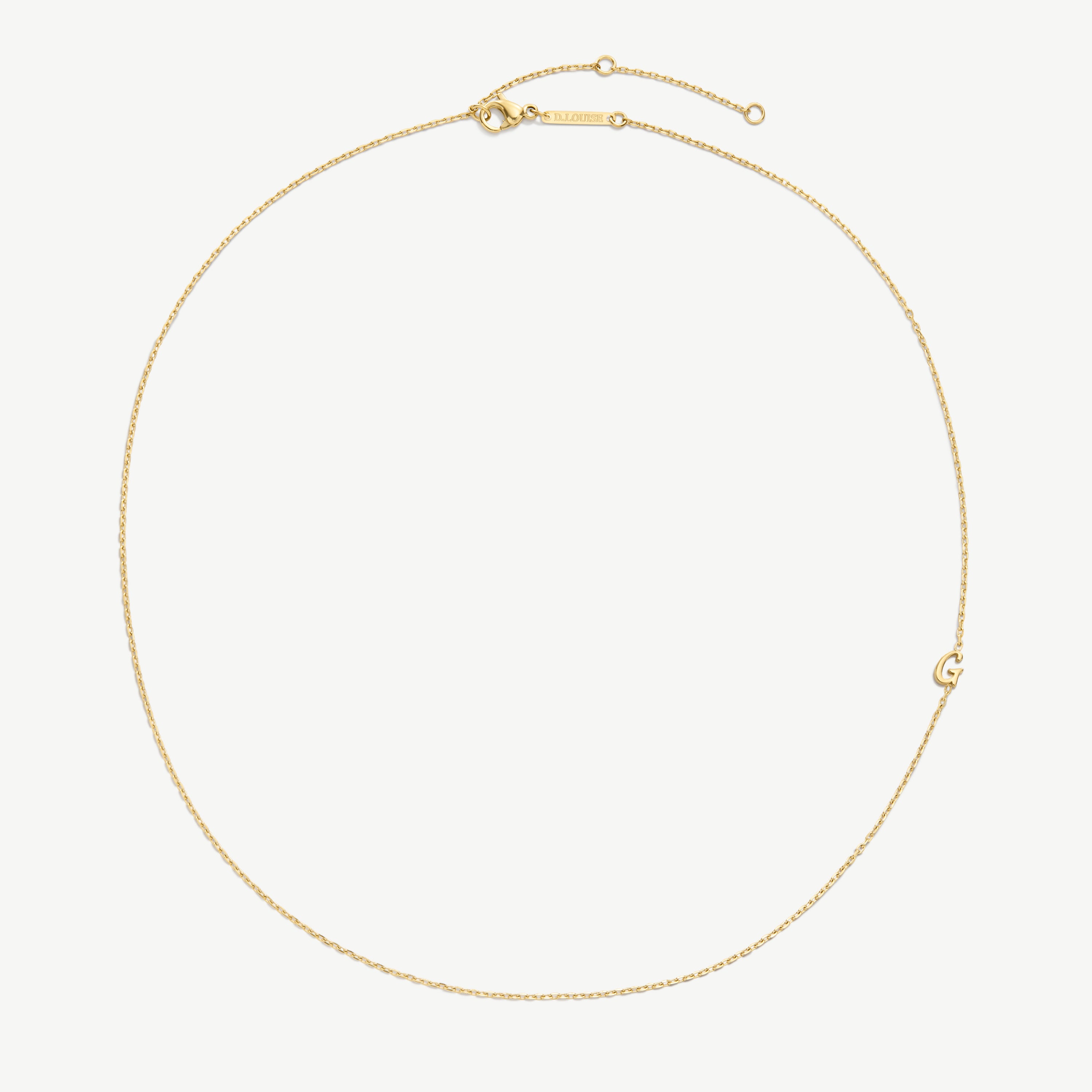 Initial Chain Necklace