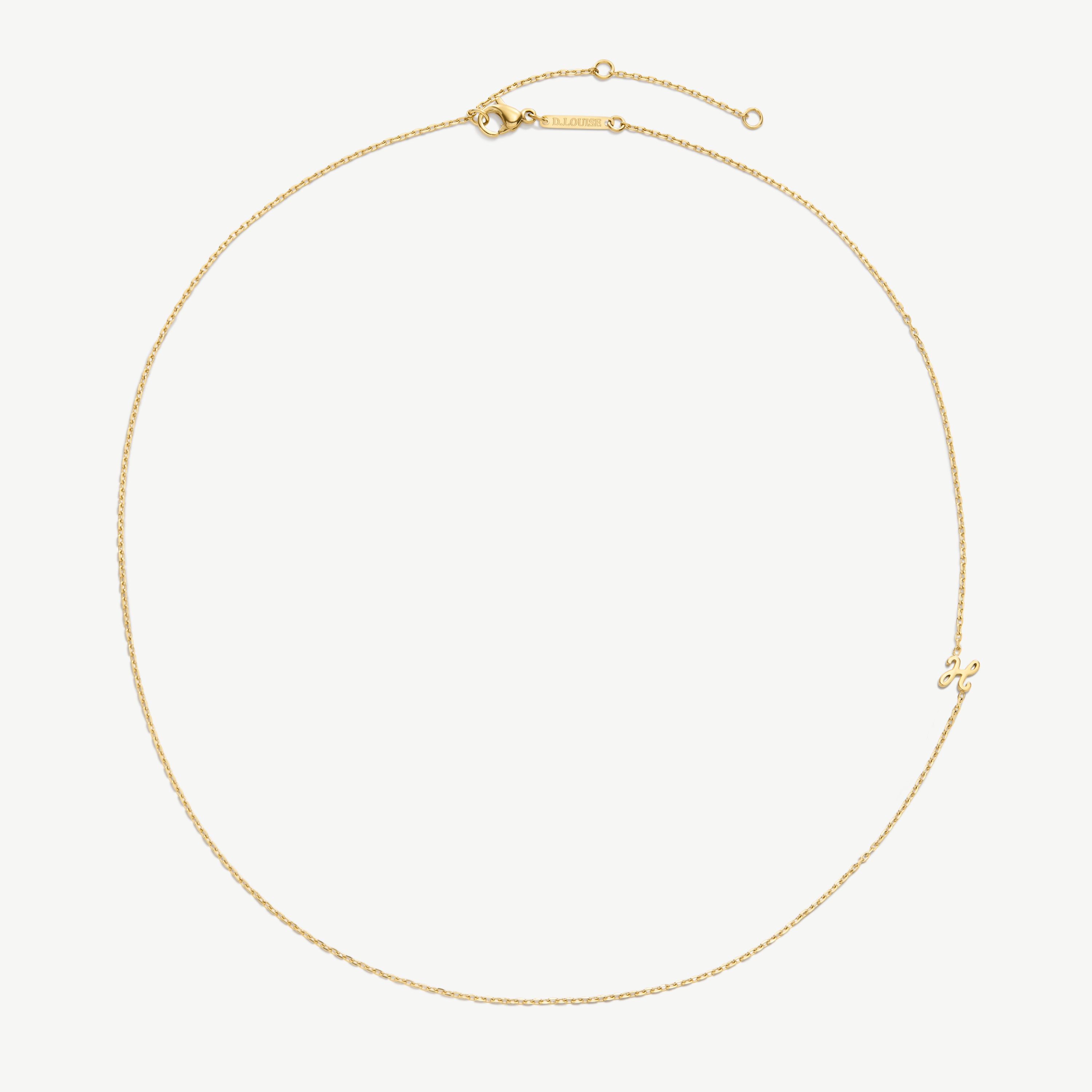 Initial Chain Necklace