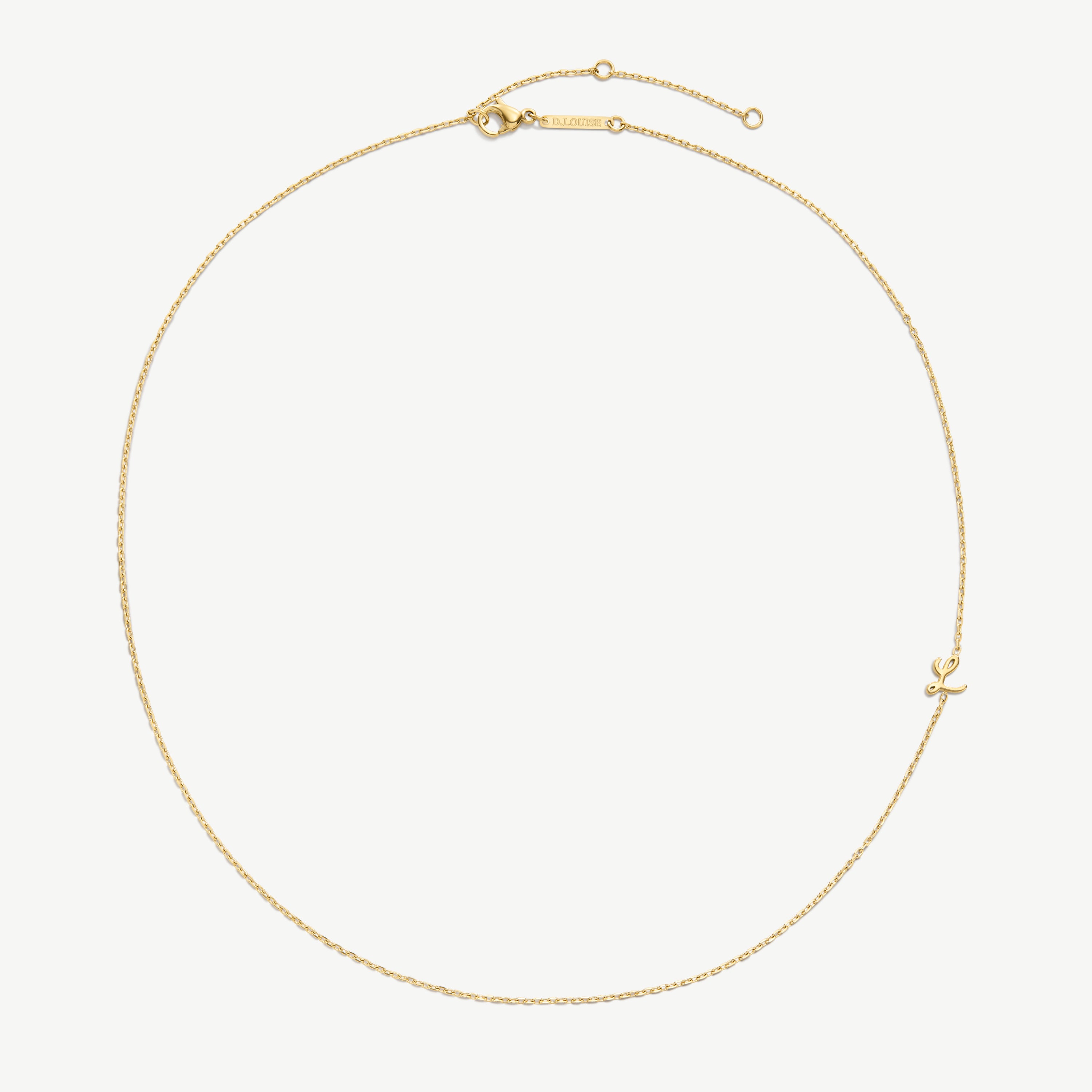 Initial Chain Necklace