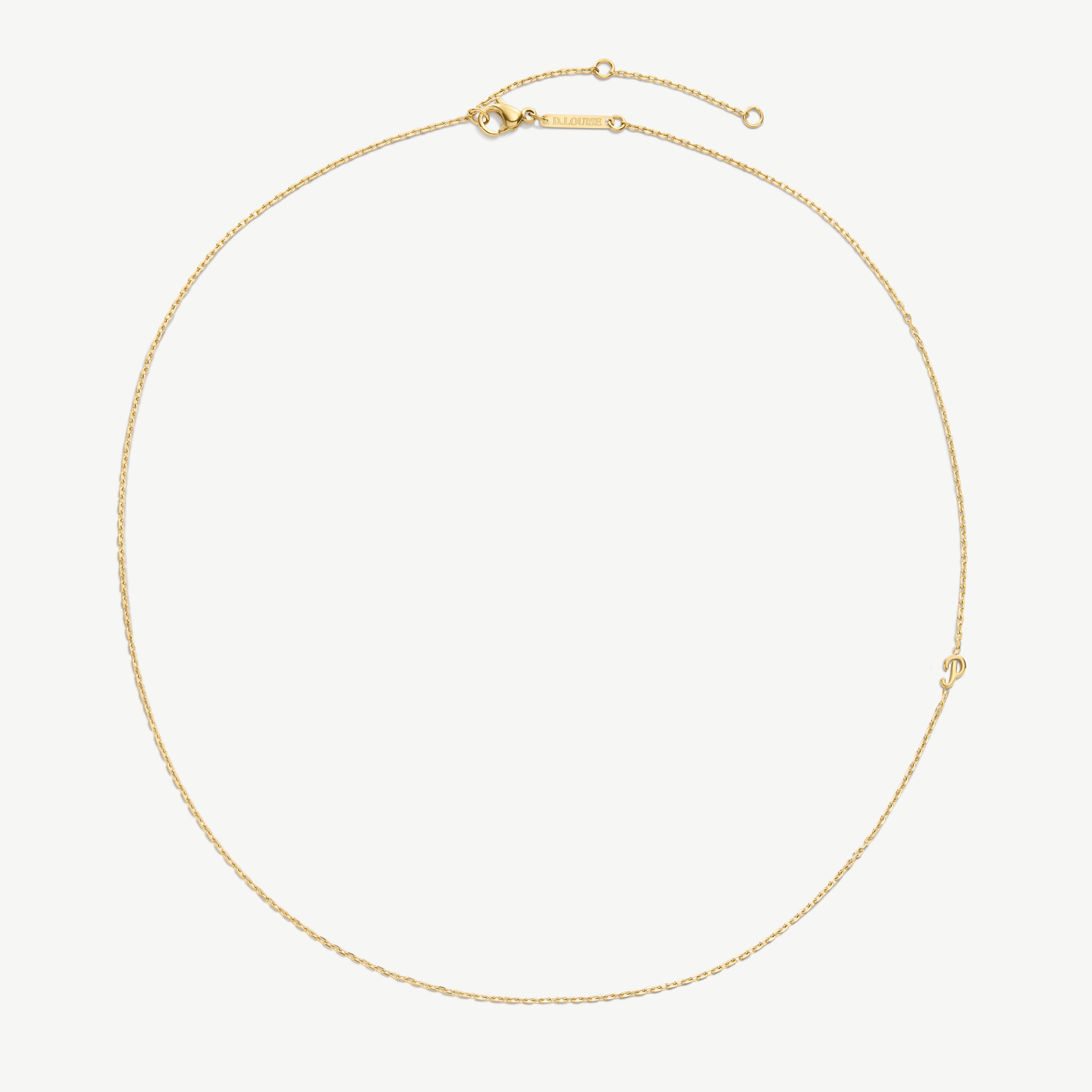 Initial Chain Necklace