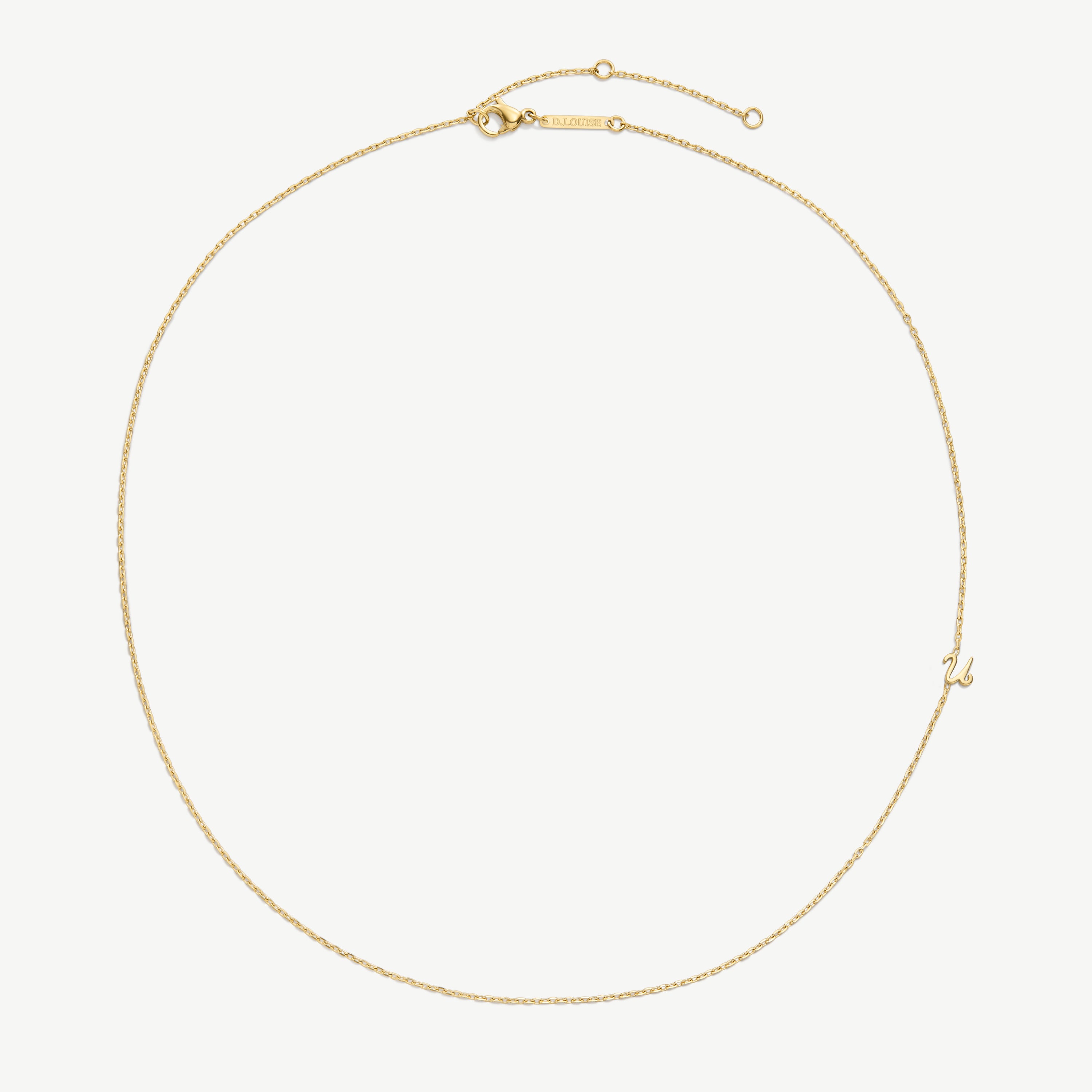 Initial Chain Necklace