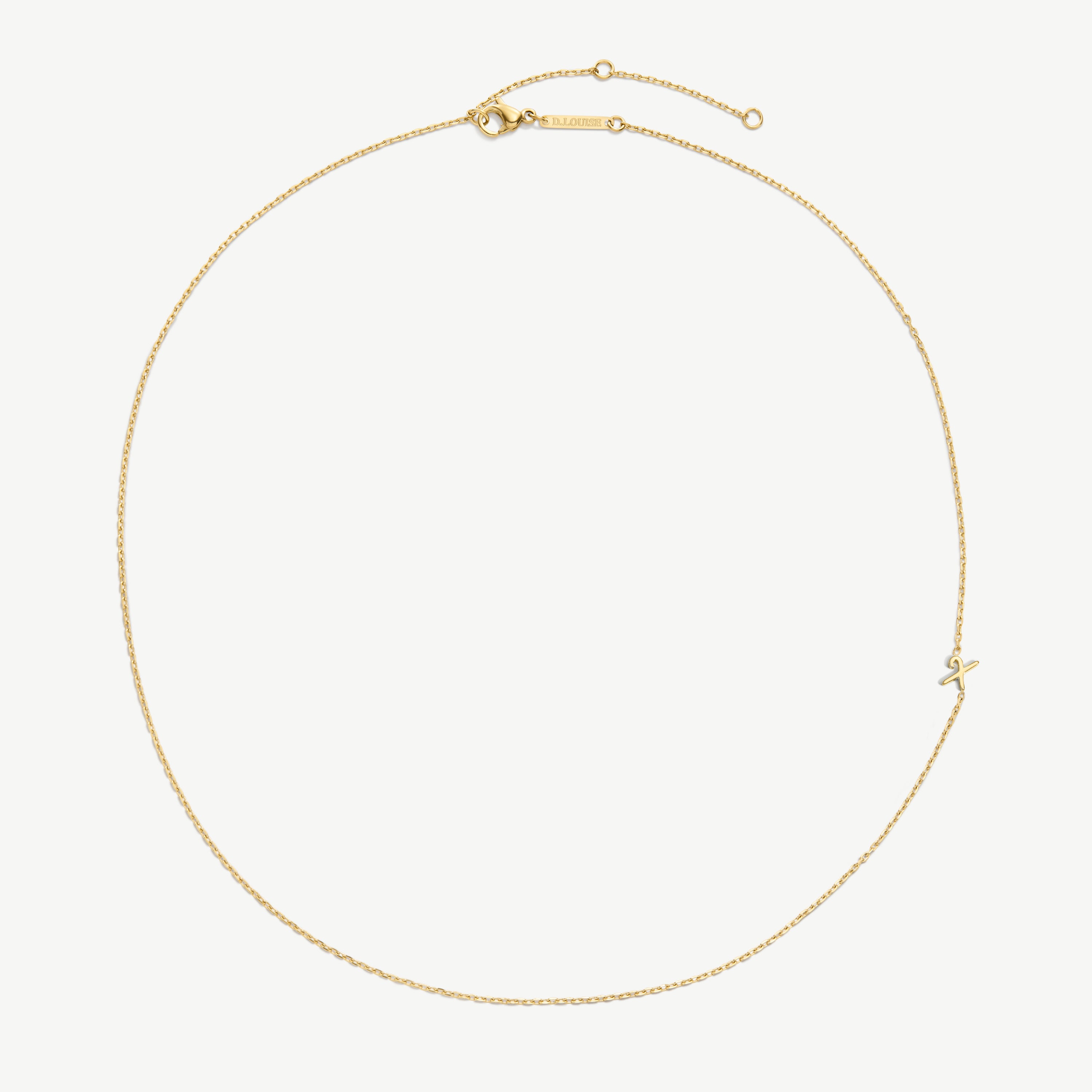 Initial Chain Necklace