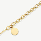 Engravable Classic Chunky Disc Bracelet