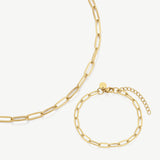 Paperclip Necklace & Bracelet