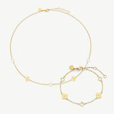 Multi Clover Necklace & Bracelet