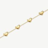 Bubble Heart Multi Bracelet