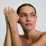 Bubble Heart Single Bracelet