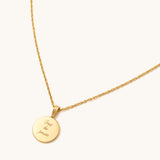 Engravable Classic Disc Necklace
