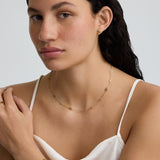 Multi Signature Necklace with Stones