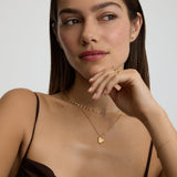 Heart With Stones Necklace