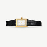 Classic Leather Rectangle Watch
