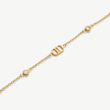 Multi Signature Bracelet with Stones