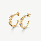 Beaded Tennis Hoops