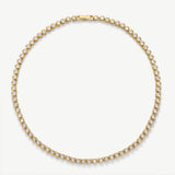 Classic Bezel Tennis Necklace