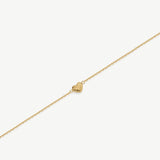 Bridesmaid Dainty Heart Bracelet
