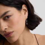 Signature Drop earrings with Stones