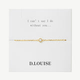 Bridesmaid Dainty Pearl Bracelet