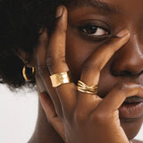 Intertwined Textured Ring